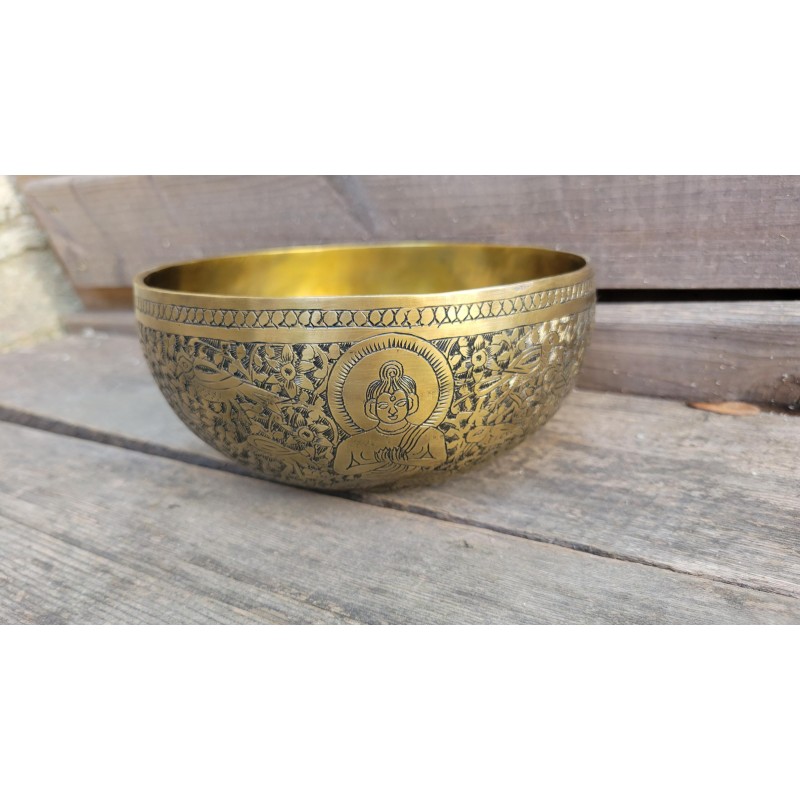 Bol chantant Tibétain 7 métaux 845grs