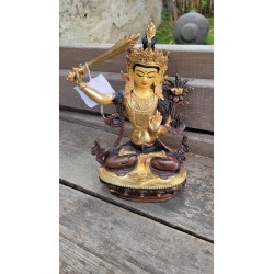 Statue de Bouddha Manjushri ( Manjushree ) 21cm