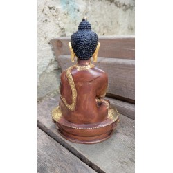 Statue de Bouddha  Shakyamuni 20cm Or ( ou Sakyamuni )