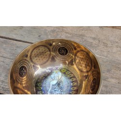 Bol Tibétain 7 métaux 515grs Shakyamuni