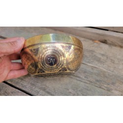 Bol Tibétain 7 métaux 515grs Shakyamuni