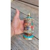 MOULIN A PRIERE TURQUOISE 15.5cm