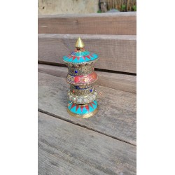 MOULIN A PRIERE TURQUOISE 15.5cm