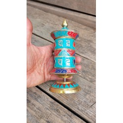 MOULIN A PRIERE Turquoise Corail 16cm