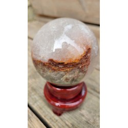 Sphère en Lodolite ou Quartz Chaman (Garden) 8cm 700grs