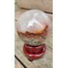 Sphère en Lodolite ou Quartz Chaman (Garden) 8cm 700grs