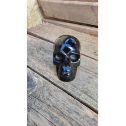 Crâne en Obsidienne noire 12.5cm 1260grs
