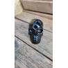 Crâne en Obsidienne noire 12.5cm 1260grs