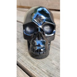Crâne en Obsidienne noire 12.5cm 1260grs