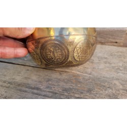 Bol Tibétain chantant 7 métaux 505grs