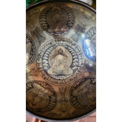 Bol chantant Tibétain 7 métaux 3050grs