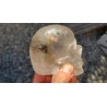 Crâne en Cristal Quartz Chamane (Lodolite)