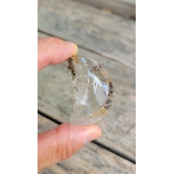Lune en Lodolite ou Quartz Chamane (Garden) 50mm 44grs
