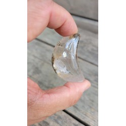 Lune en Lodolite ou Quartz Chamane (Garden) 50mm 44grs