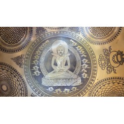 Bol Tibétain 7 métaux 684grs Shakyamuni