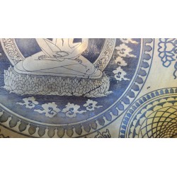 Bol Tibétain 7 métaux 684grs Shakyamuni