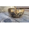 Bol tibétain gravé Métatron 627grs Bol tibétain gravé Métatron 627grs