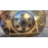 Bol tibétain gravé Métatron 702grs Bol tibétain gravé Métatron 702grs