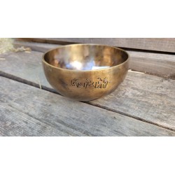 Bol Tibétain 7 métaux 590grs Blue Full Moon