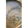 Gong Antique Indien 7 métaux 40cm 1550grs