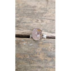 Bague en Lodolite - Quartz jardin