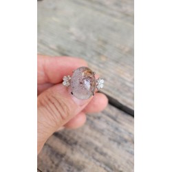 Bague en Lodolite - Quartz jardin