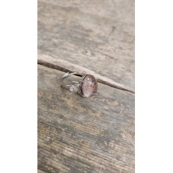 Bague en Lodolite - Quartz jardin
