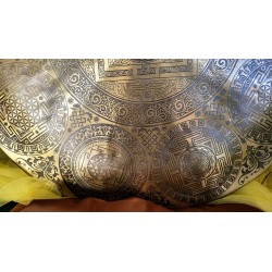 Gong tibétain 7 métaux 50cm 2950grs