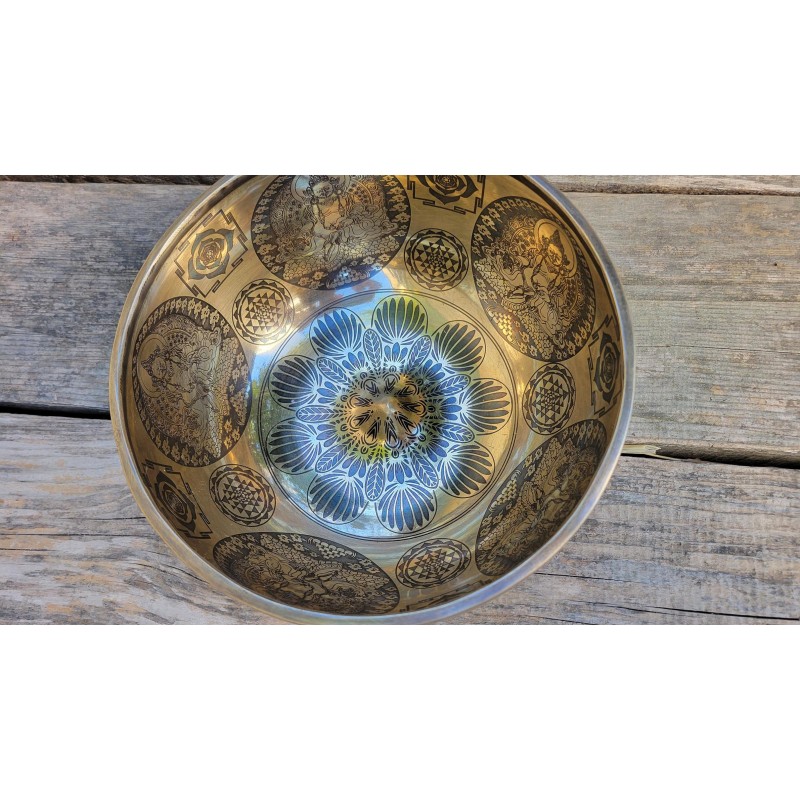 Bol Tibétain 7 métaux Lingam 1653grs