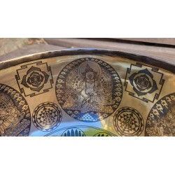 Bol Tibétain 7 métaux Lingam 1653grs