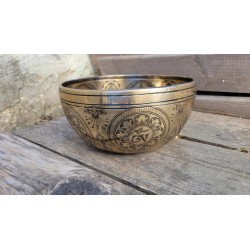 Bol Tibétain 7 métaux Lingam 1653grs