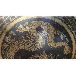 Gong Tibétain 7 métaux 2130grs 43.6cm