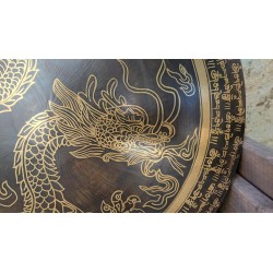 Gong Tibétain 7 métaux 2130grs 43.6cm