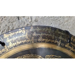 Gong Tibétain 7 métaux 2130grs 43.6cm