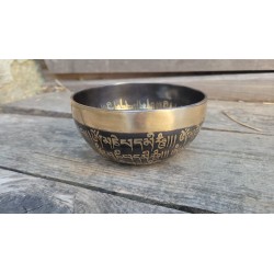 Bol chantant Tibétain 7 métaux 443grs