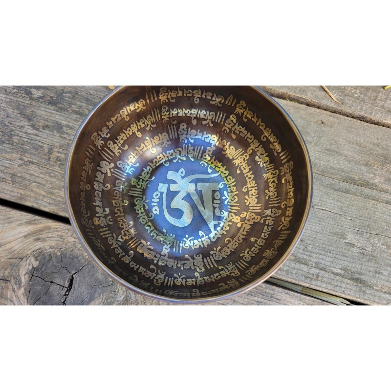 Bol chantant Tibétain 7 métaux 645grs