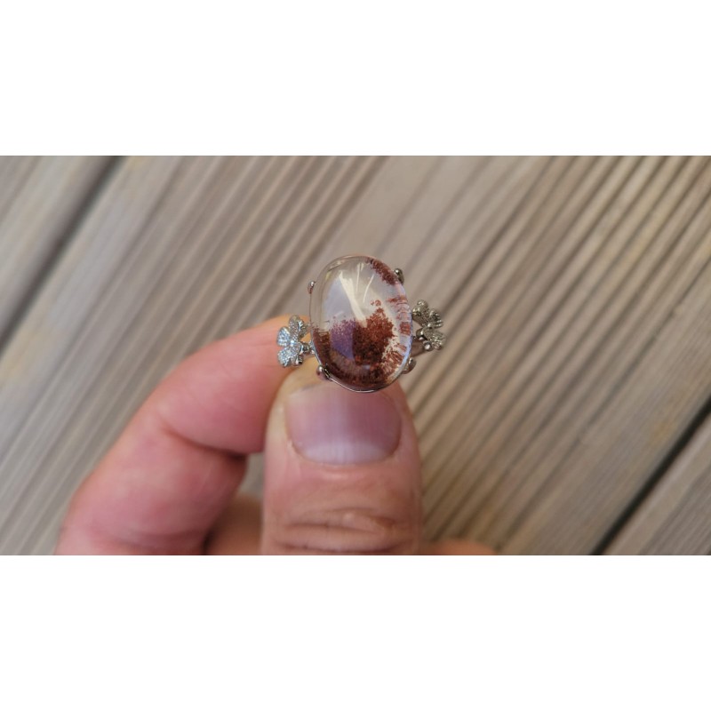 Bague en Lodolite - Quartz jardin