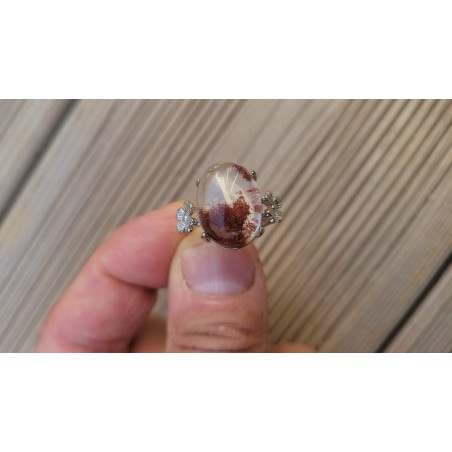 Bague en Lodolite - Quartz jardin Bague en Lodolite - Quartz jardin