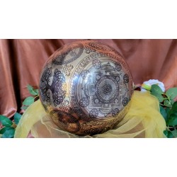 Bol tibétain gravé Métatron 1770grs