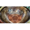 Bol tibétain gravé Métatron 1770grs Bol tibétain gravé Métatron 1770grs