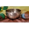Bol Tibétain chantant 7 métaux 360grs Full Moon + Pierre chamane