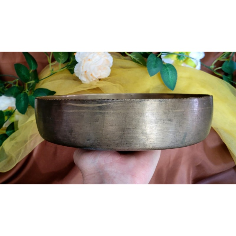 Bol tibétain 7 métaux de chamane 80-110ans