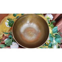 Bol chantant Tibétain 7 métaux 2075grs rare