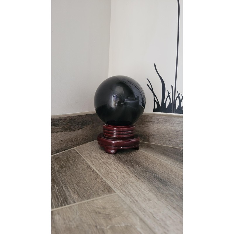 Sphère en Obsidienne noire 137mm