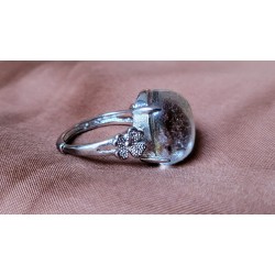 Bague en Lodolite - Quartz jardin