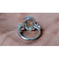 Bague en Lodolite - Quartz jardin