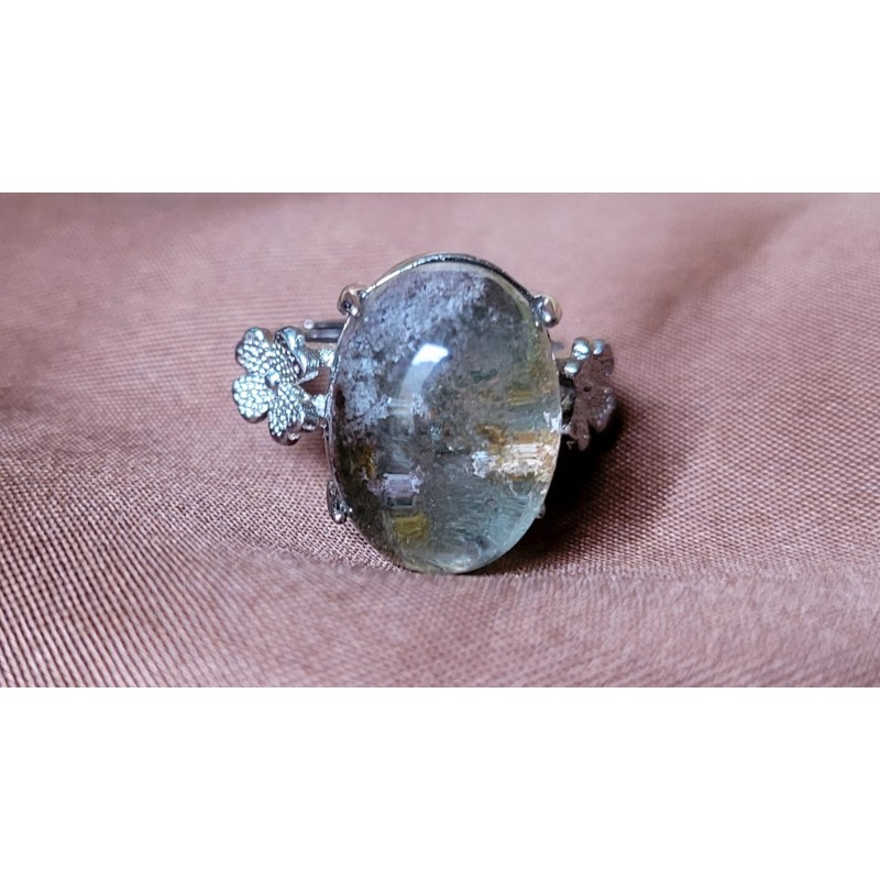 Bague en Lodolite - Quartz jardin