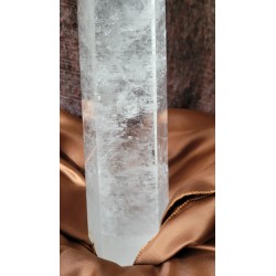 Pointe obelisque polie Cristal de Roche 2430grs 30.5cm