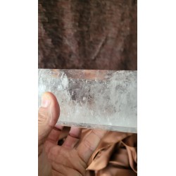 Pointe obelisque polie Cristal de Roche 2430grs 30.5cm