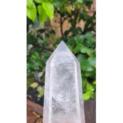 Pointe obelisque polie Cristal de Roche 2430grs 30.5cm